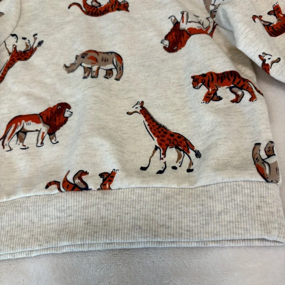 Carters nwt safari animal sweatshirt 6 month baby boy